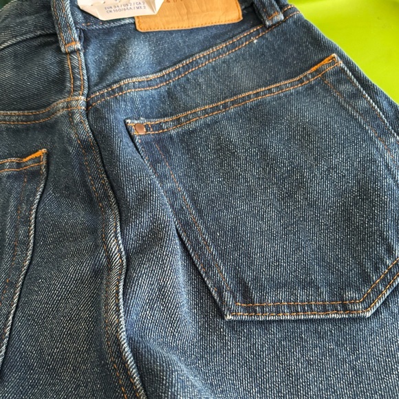 H&M Size 2 Blue high waisted Shorts - Picture 5 of 10